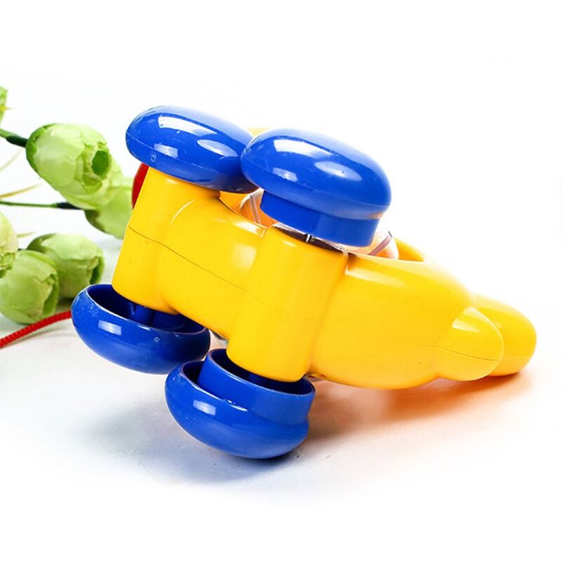 Corde de traction dessin animé canard animaux bébé hochets clochette à secouer jouets musique clochette pour enfants