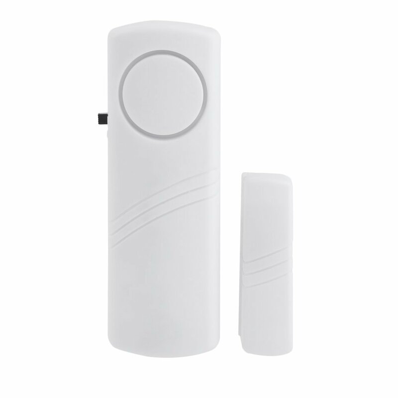 Alarma antirrobo inalámbrica para puertas y ventanas, dispositivo de seguridad con Sensor magnético para el hogar, color blanco, 90 DB, venta al por mayor