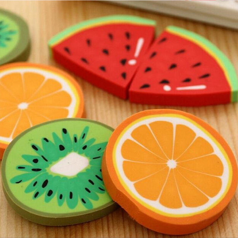 1pcs/pack Cute Fresh Student Gifts Children Fruit Design School Supplies Gift Learning Stationery