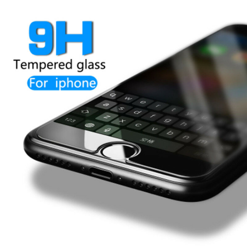 Vidro temperado para iphone x xs max xr 6 6s 7 8 plus 5 S 11pro protetor de tela de vidro protetor de proteção no iphone 7 8 6 plus x 5 se vidro