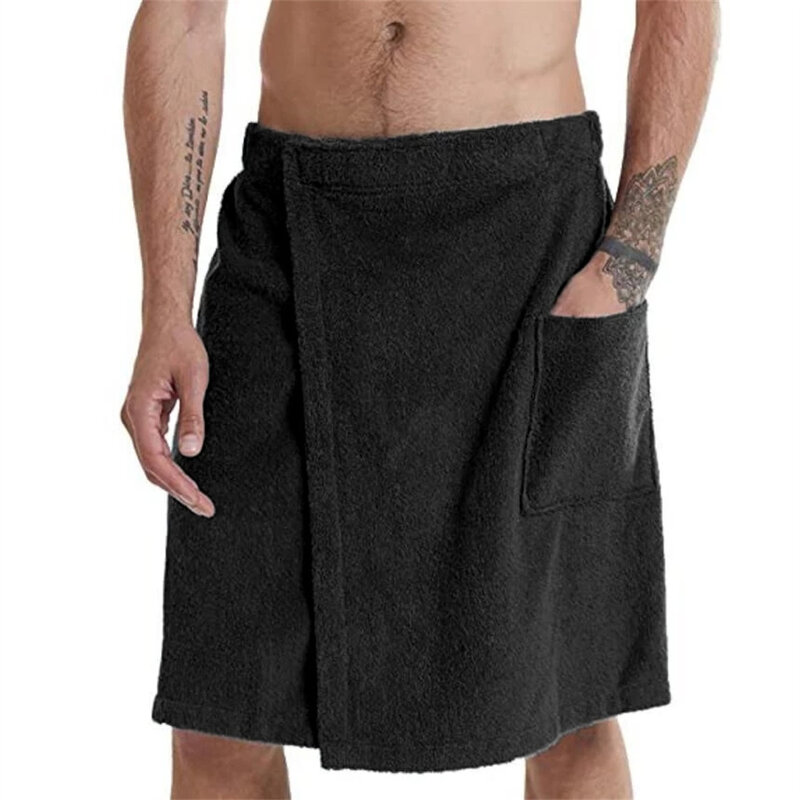 Männer Tragbare Bademäntel Dusche Wrap Super Weichen, Saugfähigen Handtuch Große Größe Sauna Gym Schwimmen Urlaub Spa Bad Strand Handtuch