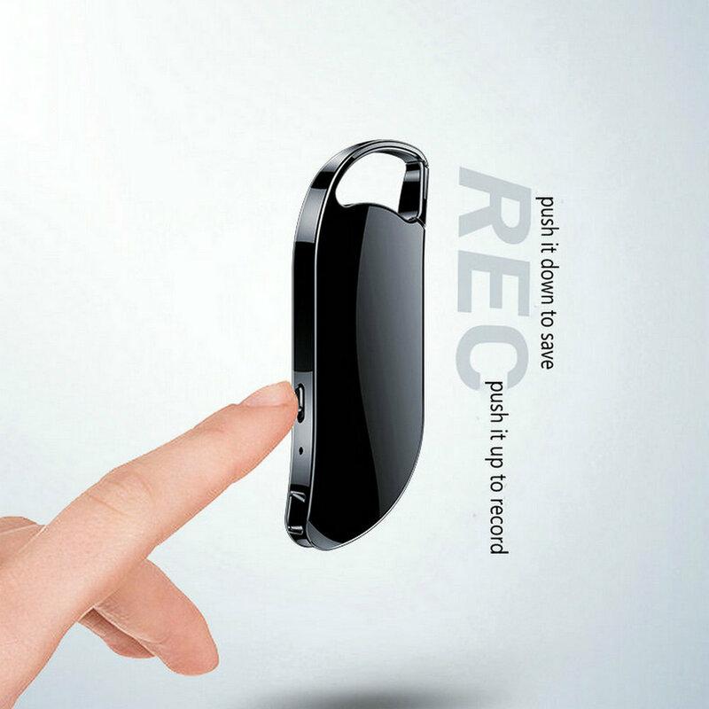V11 Keychain Digital Voice Recorder Stimme Aktiviert Aufnahme USB-Stick Silber Audio Sound Diktiergerät Tragbare MP3 Player