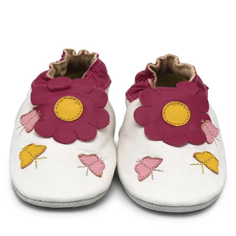 Carozoo – chaussures souples en cuir de mouton pour bébés, pantoufles pour tout-petits, chaussures de premiers pas pour garçons et filles