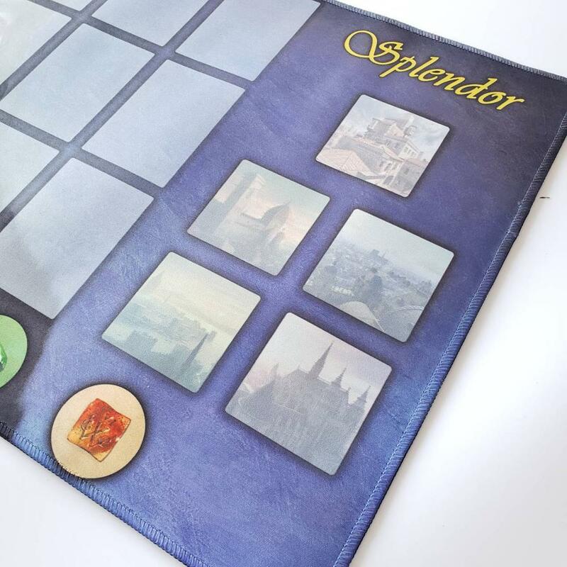 2020 High Quality Rubber Playmat for Splendor board Game  Customize Splendor Game Playmat