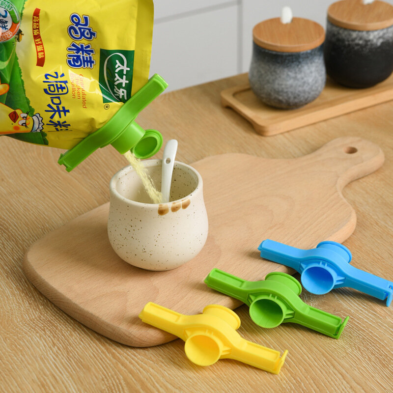 Food Insurance Sealing Clip Kitchen Storage Supplies Plastic Bag Sealing Clip Moistureproof Environmentally Friendly and Durable