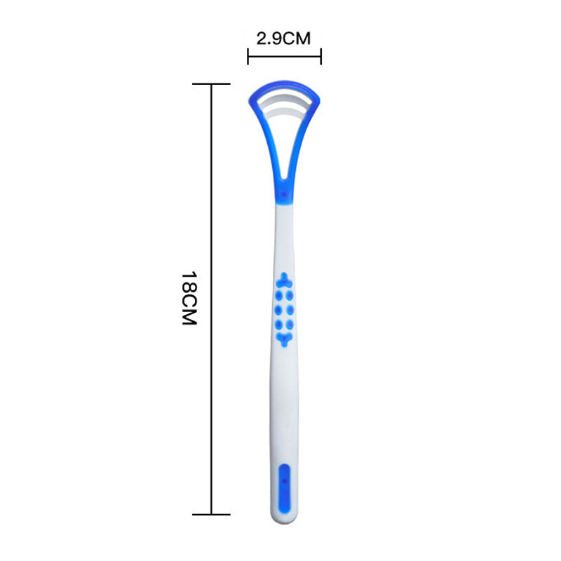 Silicone Tongue Scraper Oral Care Cleaner Remove Tongue Coating Keep Fresh Breath Toothbrush Oral Hygiene Oral Care Tool