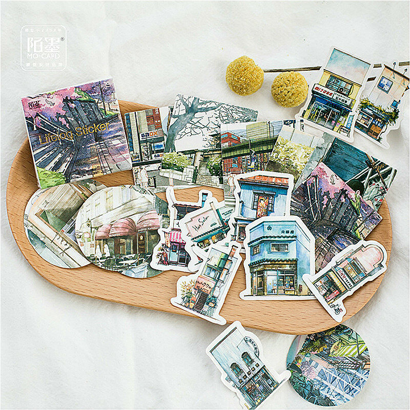 Hot Sale Kawaii Small Travel Washi Tape Practical Planner Stickers Decorative Stationery Tape Masking Tape Adhesive Tape