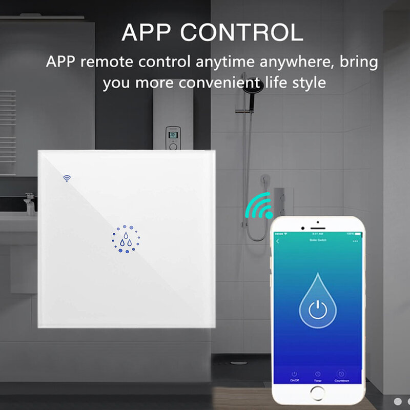 Eachen wifi interruptor de aquecedor de água da ue usando ewelink app