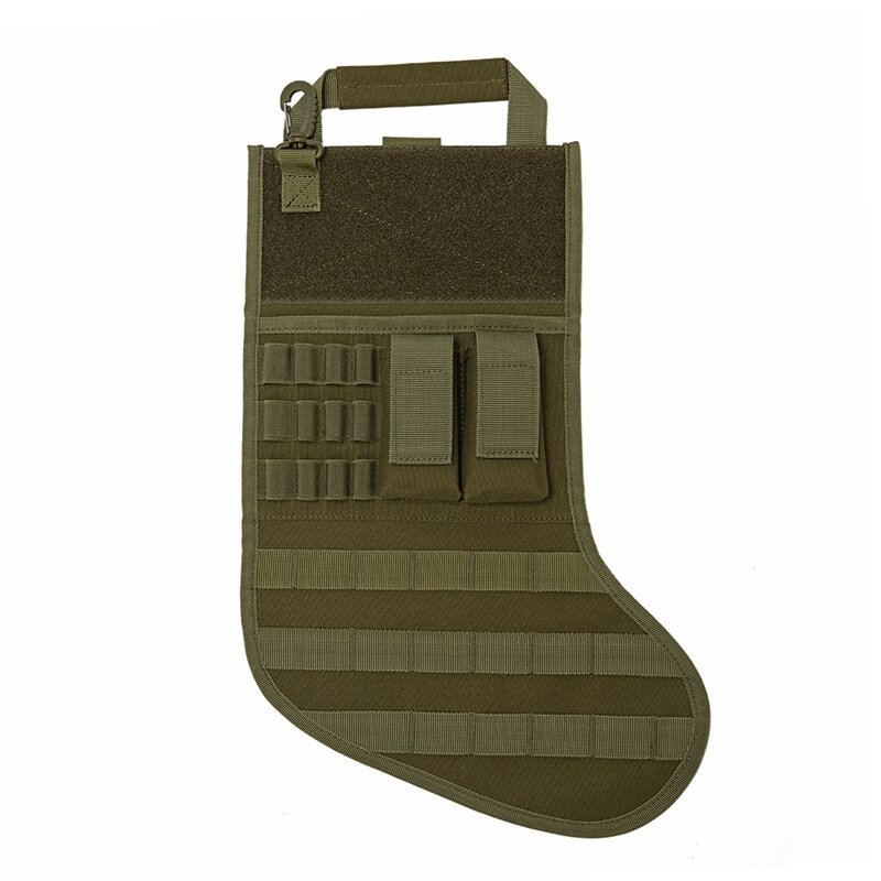 Tactical Christmas Stocking Molle Pouch Ruck Hanging Christmas Decoration Hunting Military Storage Bag Molle Magazine Dump Pouch