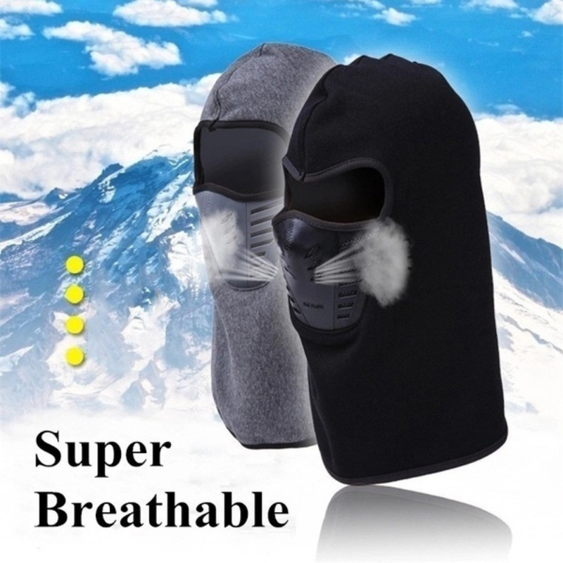 Balaclava inverno quente chapéu de bicicleta dos homens boné de esqui ciclismo máscara facial à prova de vento velo térmico ciclismo pescoço proteção bandana