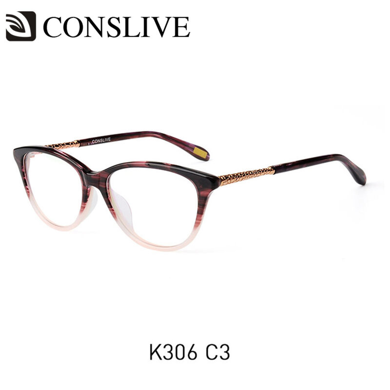 Cat Eye Prescription Glasses Woman Progressive Multifocal Eyeglasses Optical Glasses with Lenses K306