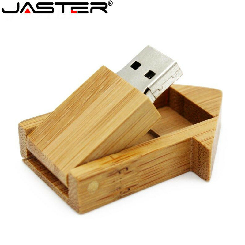 JASTER carino piccola casa Pendrive houten usb flash Drive Memory Stick pendrive 16gb32gb LOGO incisione laser regalo regali creativi