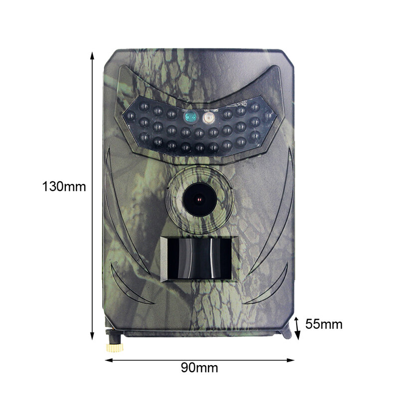 Caméra de chasse à infrarouge, Vision nocturne HD PR-100C P, Mini caméscope Portable étanche pour le jeu de la faune en plein air, 1080