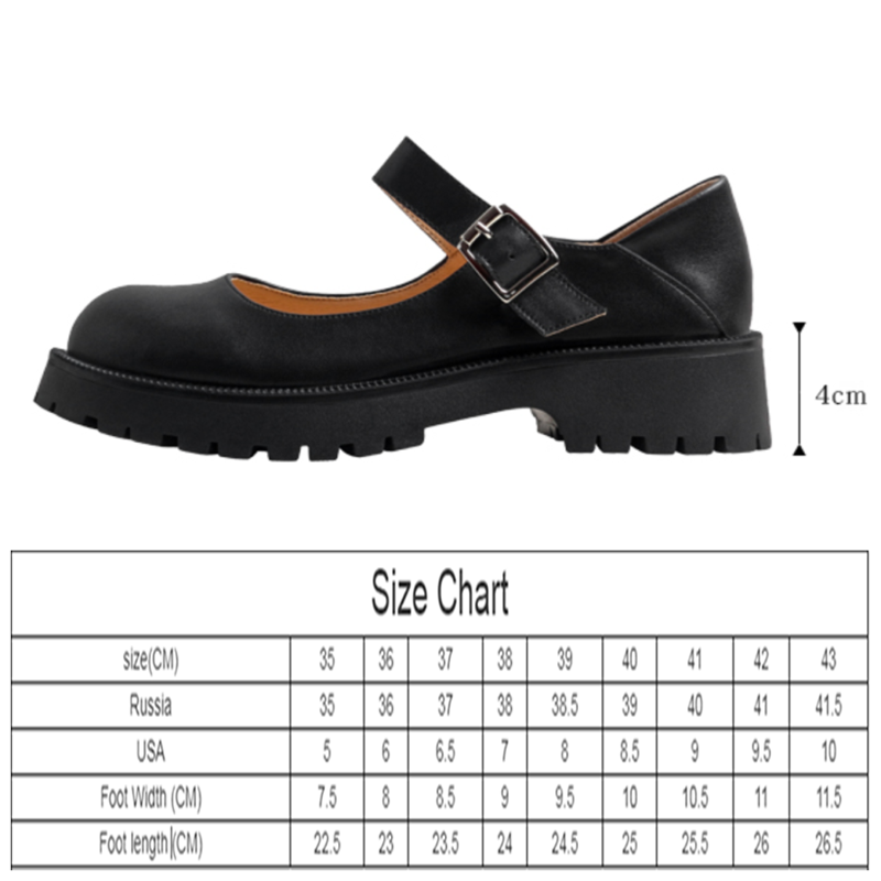 AIYUQI Women's Shoes Thick Bottom 2021 Summer New Genuine Leather Mary Jane Shoes Female Fashion Retro Lady Student Girl Shoes