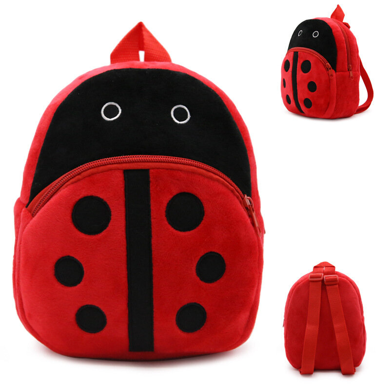 Милый детский рюкзак, сумка для малышей, плюшевая мультяшная мини-сумка с животными для маленьких девочек и мальчиков
