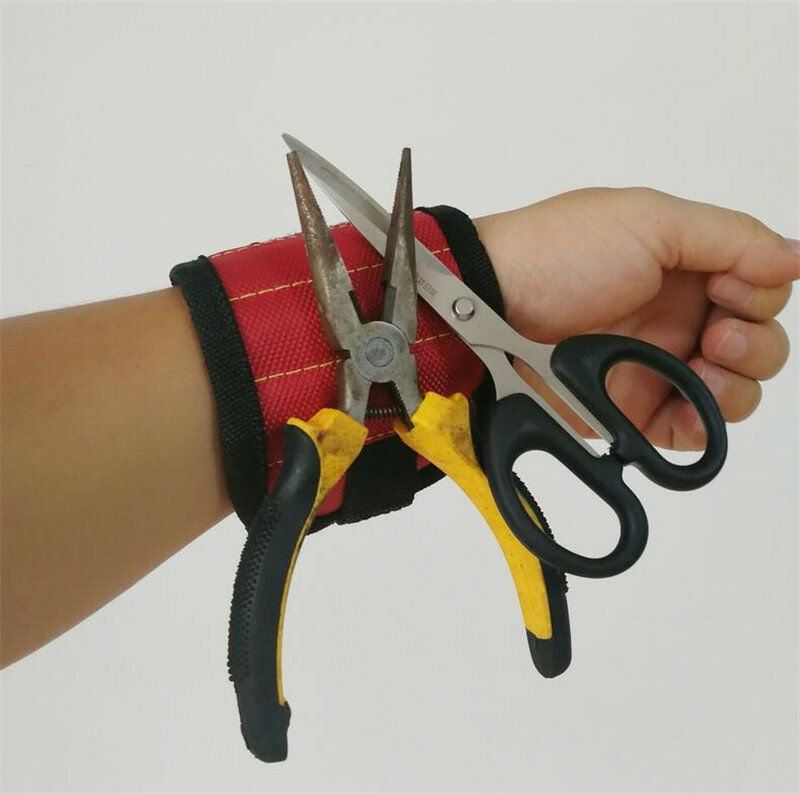 Sac à Bracelet magnétique fort, sac à outils de soutien de poche, sac à outils de Bracelet à main, sac de rangement pour porte-perceuse, 1 pièce