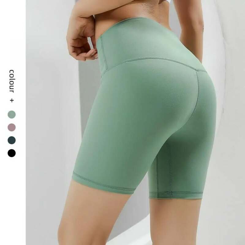 Pantalones cortos de Yoga sin costuras para mujer, mallas de Yoga para gimnasio, ropa de gimnasia para mujer, pantalones deportivos para correr