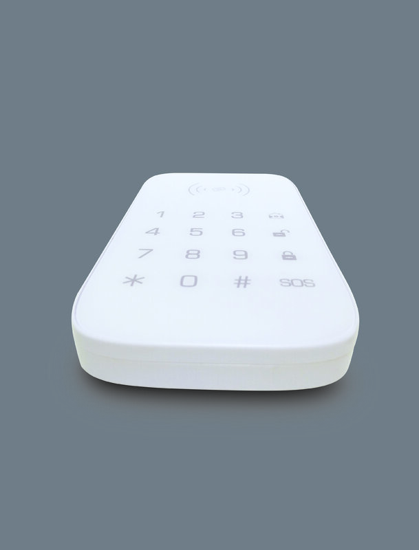 Yaosheng teclado sem fio para sistema de segurança em casa inteligente extention teclado para assaltante alarme incêndio host painel controle suporte rfid
