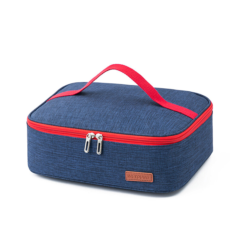 Tote Rechthoekige Cooler Lunchbox Tas Geïsoleerde Thermische Bento Tas Bolsa Termica Loncheras Para Mujer Voor Toerisme