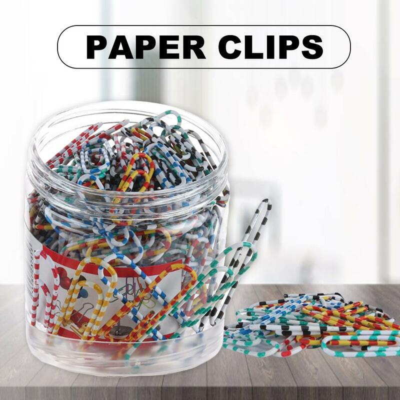 200Pcs Paper Clips 28mm Metal Paper Clips Durable and Rustproof Notes Clips for Office School Document Organizing