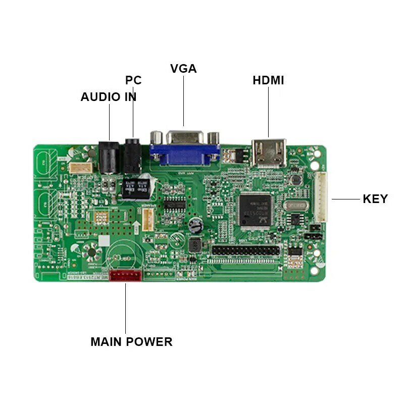 Оригинальный 5,5-дюймовый RGB ЖК-экран EV101WXM-N81 с сенсорной панелью управления платой HDMI VGA AV разрешение 10,1*1280 яркость 800