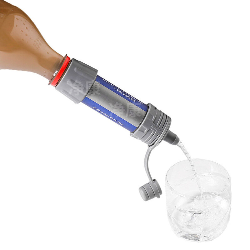 Personal Camping Purification Water Filter Straw for Survival or Emergency Supplies