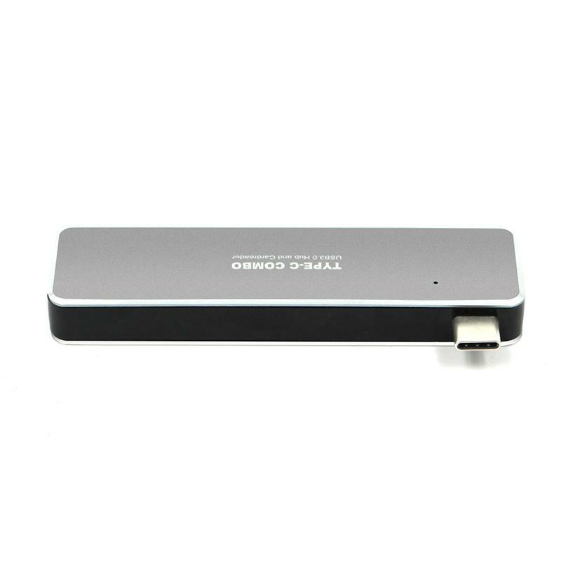 5-In-1 USB3.0 Hub Type C Adapter Tf Card Voor Pc Macbook Pro 2016/2017/2018/2019 Nieuwe Imac/Pro Computers Notebook Chromebook