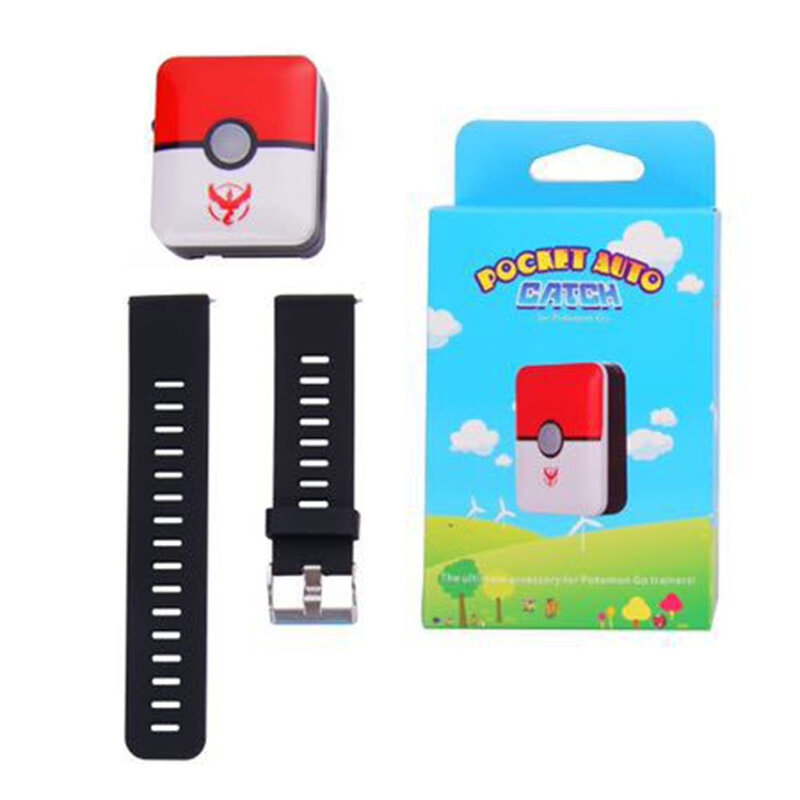 Pokemon Go Plus Auto Catch Wristband Bracelet Digital Watch Bluetooth Charging Band Switch Game Accessory