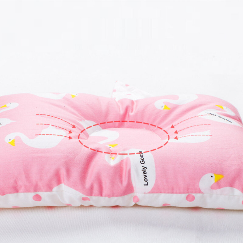 Il periodo primaverile e autunnale e il nuovo cuscino per bambini in cotone a forma di coniglio cartone animato contro la testa modellano il cuscino per neonato