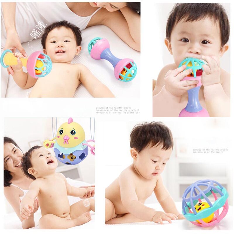 Funny Baby Toys Little Loud Bell Ball Rattles Mobile Toy Baby Speelgoed Newborn Infant Intelligence Grasping Educational Toys