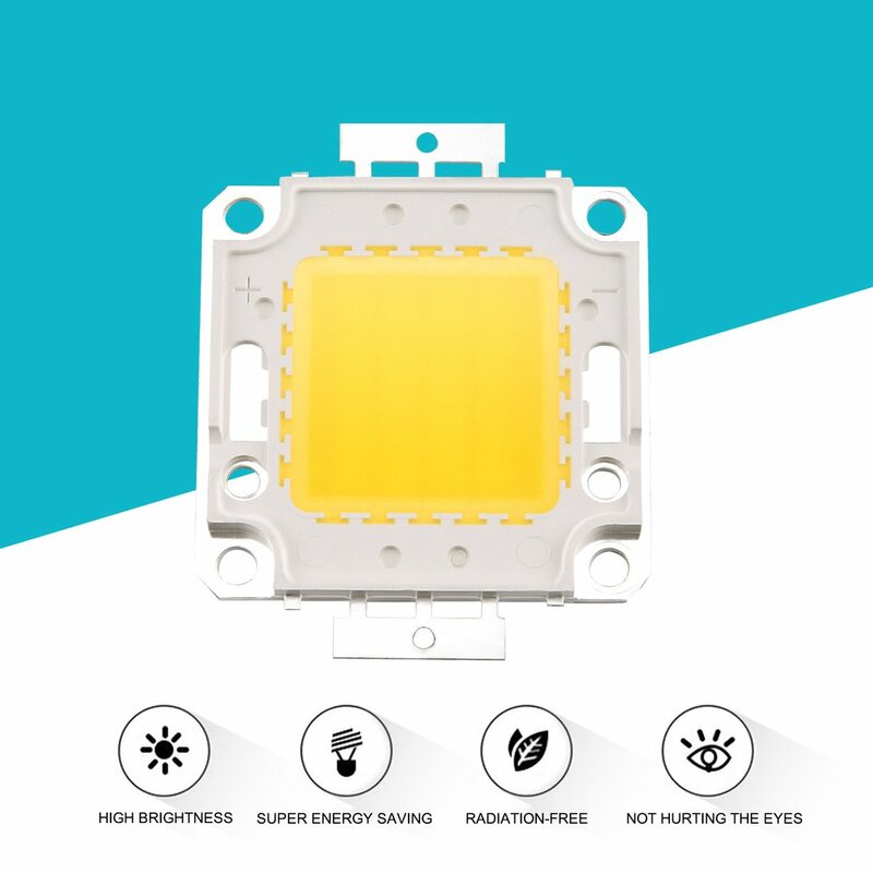 Bombillas LED con Chip SMD de 50W, alta potencia, resistente al agua, 50W, fuente de alimentación, interruptor para tira de luces LED