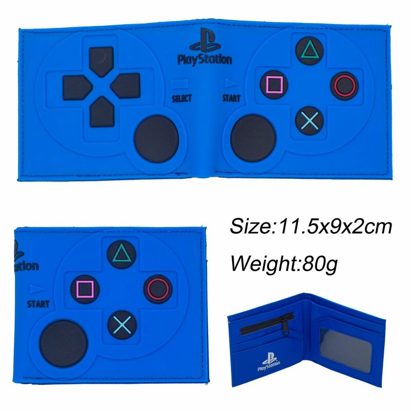 Portafogli con stampa 3D di vari colori borsa piegata in PVC carteira con tasca portamonete regalo creativo per portafoglio da ragazzo da gioco maschile femminile