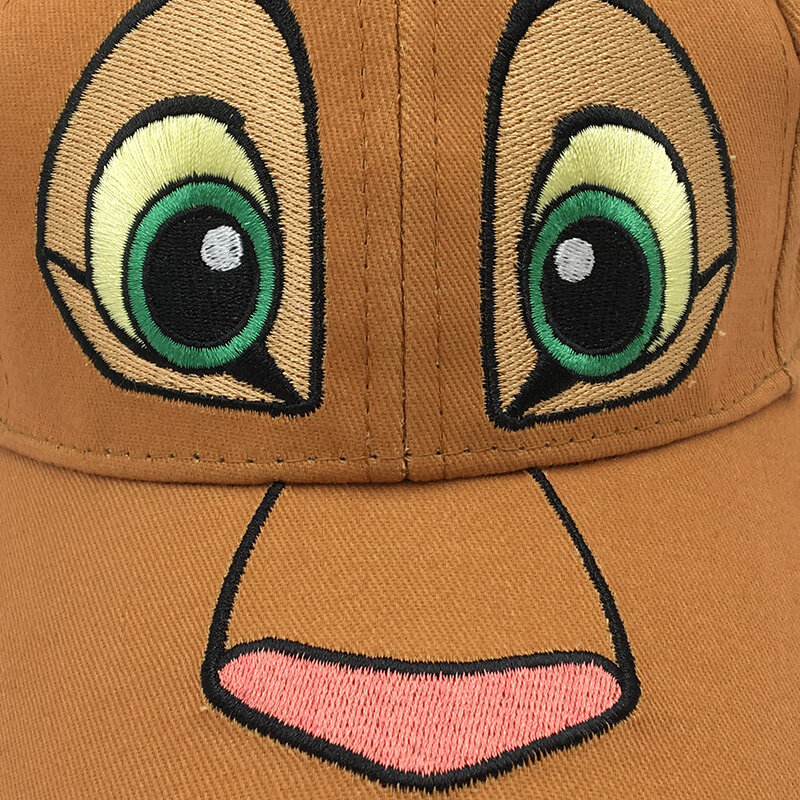 새로운 어린이 사자 왕 생일 애니메이션 어린이 모자 만화 소년과 소녀 Simba 야구 모자 다목적 어린이 모자
