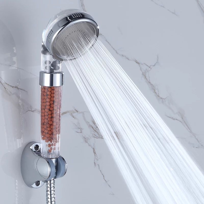 Handheld Rainfall 3 Modes Adjustable Saving Water High Pressure SPA Anion Filter Bathroom Shower Head shower accessories