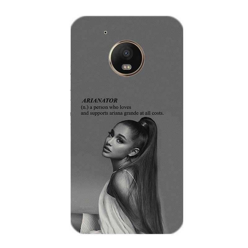Ariana Grande AG Dolcificante Arcobaleno Stampato Molle di Gomma di Caso Per Per Motorola Moto G7 Potenza G6 G5 G5S E4 E5 più G4 Gioco Della Copertura