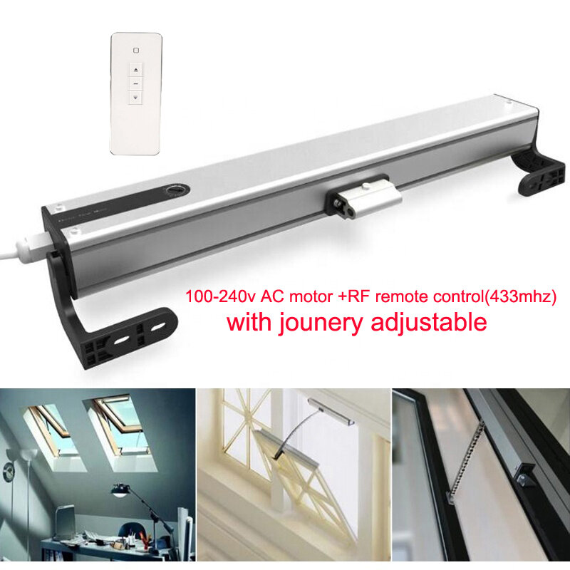 220v 24V Automatic Wifi Tuya Chain Window Actuator Opener with 100mm -400mm Travel Adjustable