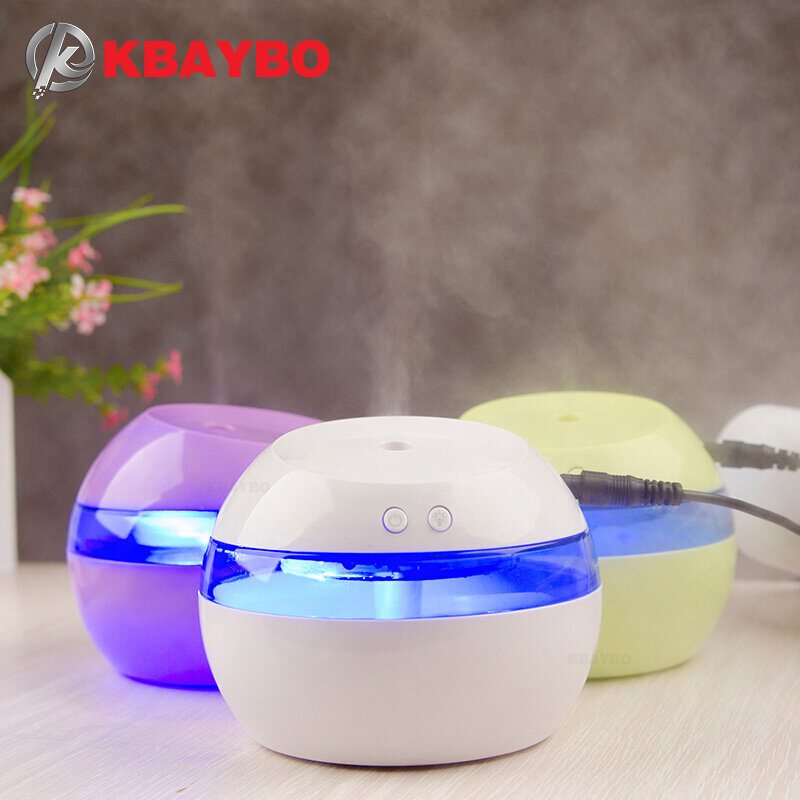 DC 5V Ultrasonic Air Aroma Humidifier Color LED Lights Electric Aromatherapy Essential Oil Aroma Diffuser Free Shipping