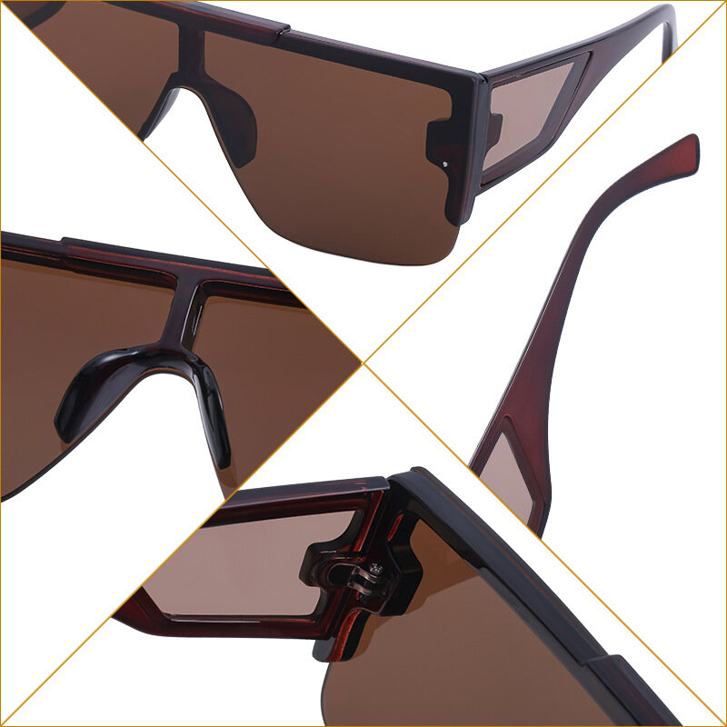 Oversized Square แว่นตากันแดดผู้ชายผู้หญิง Luxury Designer แบรนด์แว่นตากันแดดแฟชั่น Vintage แว่นตา UV400 Gafas De Sol