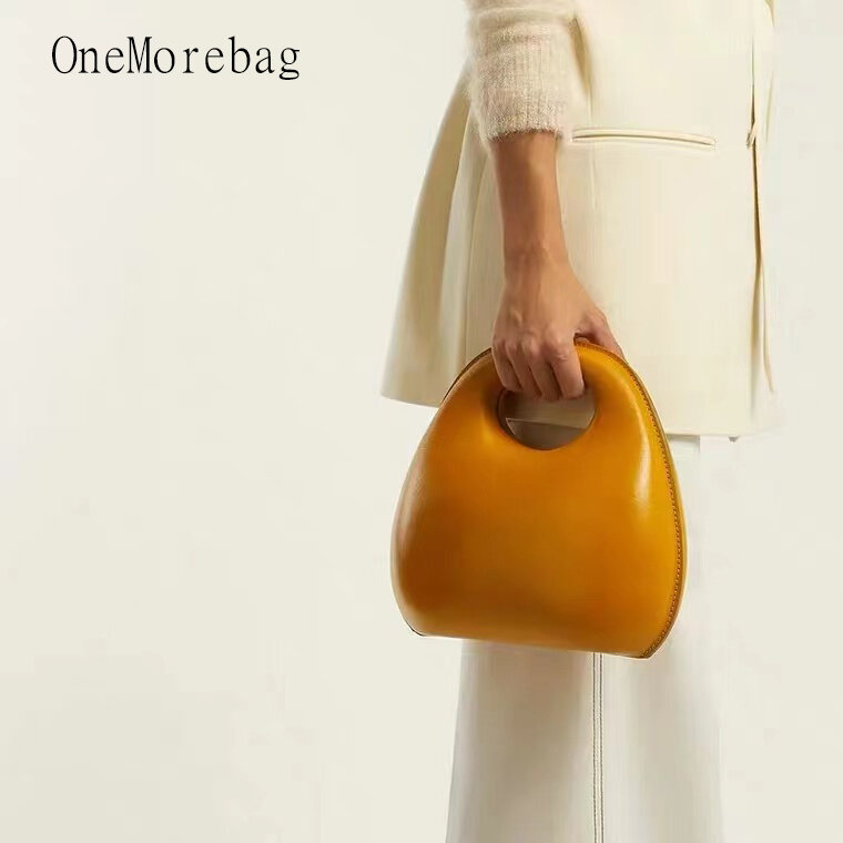 Bolso de mano de diseño para mujer, bolsa de mano con solapa redonda, Retro, Circular, de mano, bandolera de hombro, 2021