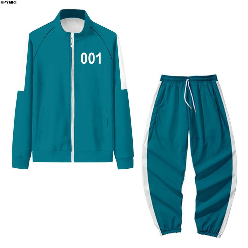 Lula jogo jaqueta calças redondas seis trajes das mulheres dos homens cosplay esportes zíper cardigan digital 456 impresso bolso conjunto de camisolas
