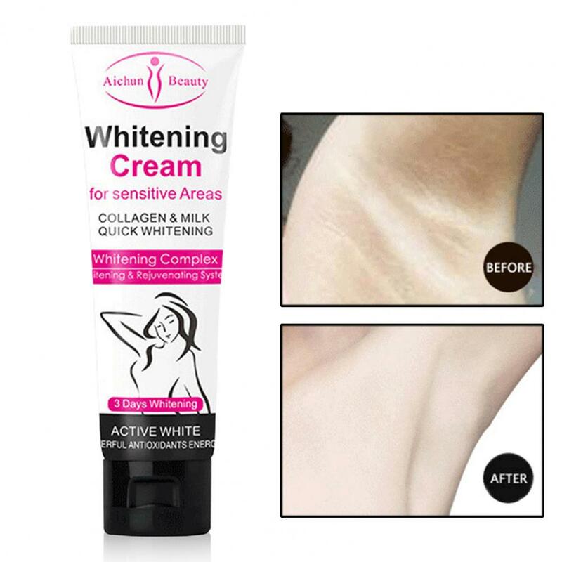 50% Hot Koop 50Ml Onderarm Zalf Milde Draagbare Zachte Oksel Reparatie Whitening Cream Voor Meisje