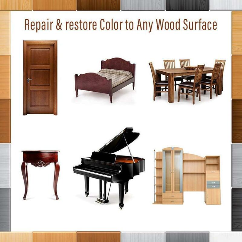 車の家具修理用の木製フロータイルマーカー,無毒の傷除去剤,あらゆるタイプの表面やあらゆるタイプの塗装に適しています