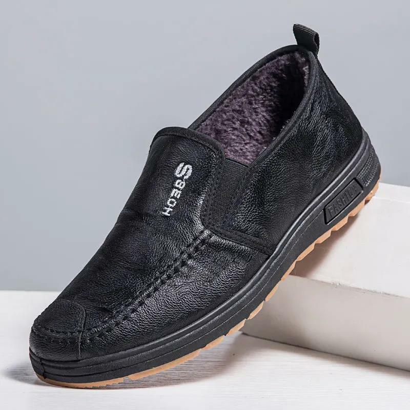 ผู้ชายรองเท้าหนังลำลองรองเท้า Loafers แฟชั่นสบาย Loafers ผู้ชายสีดำเดินรองเท้าแบน Zapatos De Hombre ชายรองเท้า