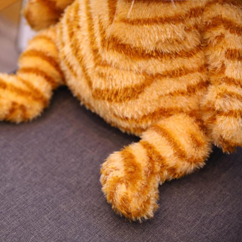 30/45cm bonito gato gordo recheado boneca kawaii macio animal gatos brinquedos de pelúcia para crianças crianças bebê acompanhar boneca natal brinquedos
