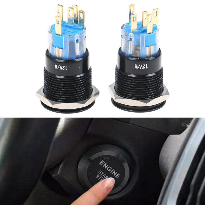 1PC Car Engine Start Push Button Switch Replacement Enginee Start 12V Waterproof