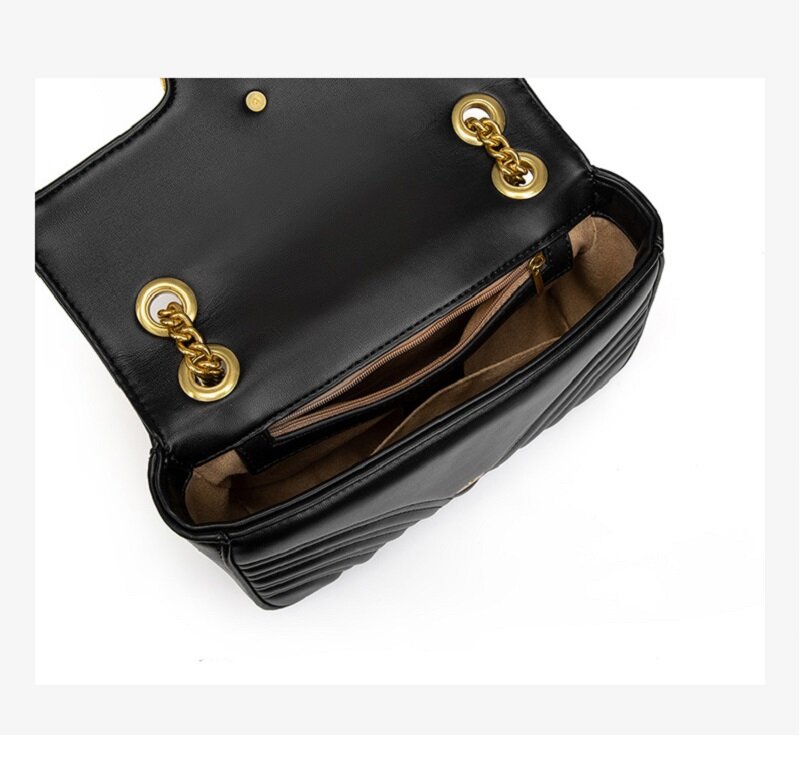 Роскошная брендовая дизайнерская поясная сумка MKJ, маленькая квадратная сумочка на плечо с цепочкой, клатч через плечо, женские дизайнерски...