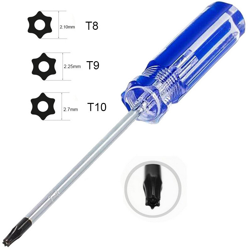 Security Screwdriver for Xbox 360 Controller Phone Laptop Tamperproof Hole Repairing Opening Tool Screw Driver Torx T8