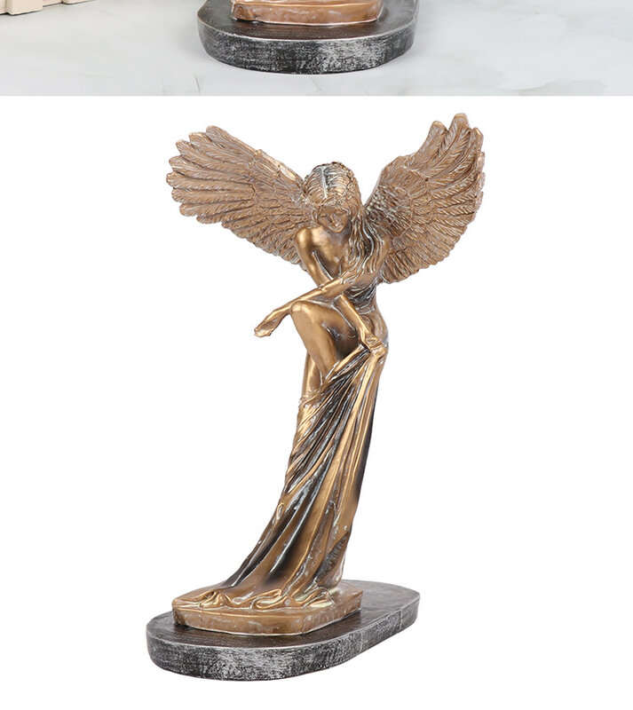18 см модель выкупной Ангел декоративные Скульптура Творческий Скульптура украшения Статуя Ангела украшения сада