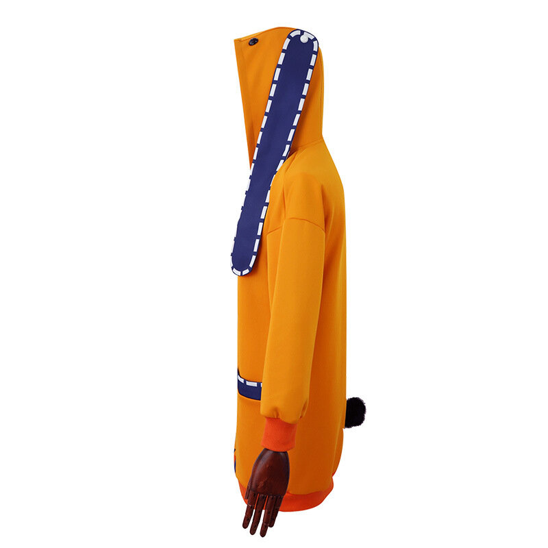 Disfraz de Yomoduki Runa para niñas y mujeres, ropa de Anime para Cosplay, abrigo naranja con capucha, chaqueta con cremallera, pelucas, novedad