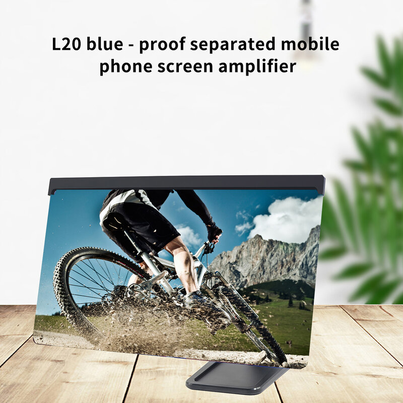 Amplificador HD de pantalla grande de 12 ", lupa de película para teléfono móvil, soporte para Smartphone, Xiaomi, iPhone